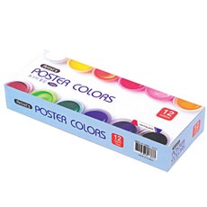 8000 포스터 물감, 12개입, 12색