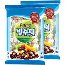 청우 훼미리빙수떡 골드, 400g, 2개