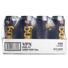 VPX 뱅, 레몬 드롭(Lemon Drop), 12개, 473ml