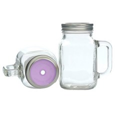 프로방스코리아 보니따컬러리드 빨대텀블러 퍼플, 473ml, 2개