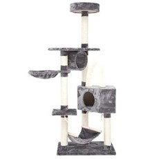 레츠펫 킹스 캣타워 LP-401 5단, 그레이, 1개