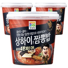 청정원 즉석밥&국밥 상하이짬뽕밥, 3개, 64g