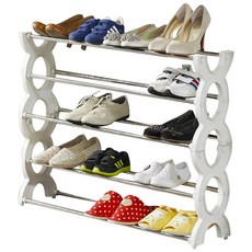 Tres Belle 5層 800 白色 鞋架, 1個