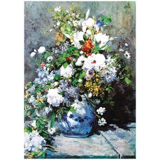 정원미술관 봄 꽃다발 르느와르 A128