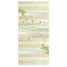 浪漫倉庫 玄關門貼紙 ncbr196, 粉彩木紋