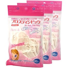 Dr.Polir Y型牙線, 80入, 3個