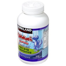KIRKLAND 科克蘭 孩童綜合維他命礦物質咀嚼錠, 300顆, 1罐