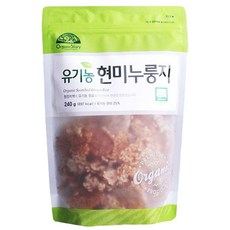 OrganicStory 유기농 현미누룽지, 240g, 1개