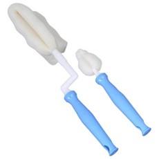 은성 클린 필터폼 젖병솔, 1세트, 블루