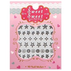 Bluewin美甲貼紙 SWEET1010, 5個, 混色