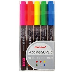 모나미 에딩슈퍼 세트, 5색, 2개