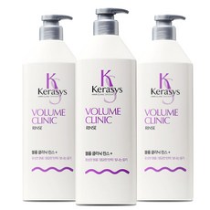케라시스 볼륨 클리닉 린스, 600ml, 3개