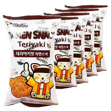 네꼬 라면땅 데리야끼맛, 5개, 110g