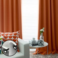 파라다이스홈 3중풀달 아일렛형 작은창 암막커튼