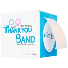 隱形胸貼 35mm 100枚入, 1盒