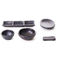 1人用身材管理碗盤組, 5種（飯碗、湯碗、盤子、燉菜、勺子）
