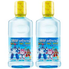 애경 2080 치과놀이 가글 바나나맛, 2개, 250ml