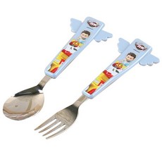 카봇 파워윙 스푼/포크 세트, 1세트, 1개