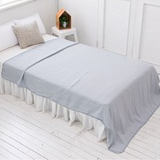 Apoa Room 素色亞麻薄被, 灰色