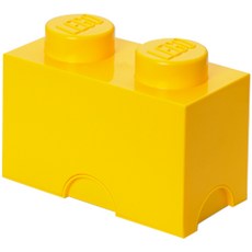 LEGO 樂高 積木收納盒, 玩具收納盒2 黃色, 1入