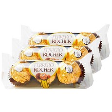 페레로로쉐 페레로 로쉐 초콜릿 T3, 37.5g, 3개