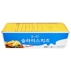 소와나무 슬라이스치즈, 18g, 100개