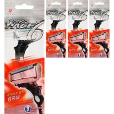 도루코 페이스 6 면도기, 1개입, 4개