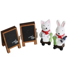 Country Item Barney & Cat 黑板廚師套組, 4件