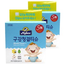 마이비 유아 구강 청결 티슈, 30매입, 2개
