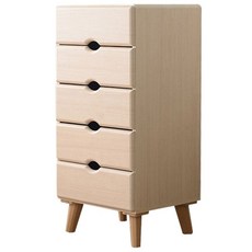 제이디퍼니처 고급 서랍형 협탁, 메이플, 5단