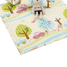 아이자리 순면 유아용 낮잠이불 패드, 띠띠빵빵, 1개