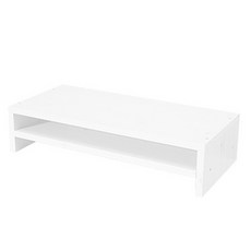 2단 모니터받침대, 화이트