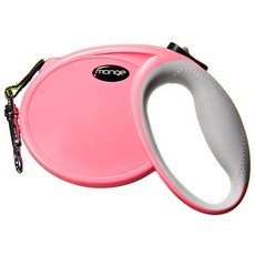 夢伊家 小型犬用自動牽繩, 粉色的, 1 個