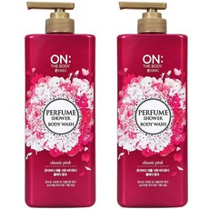 온더바디 퍼퓸 샤워 바디워시 클래식 핑크, 900ml, 2개