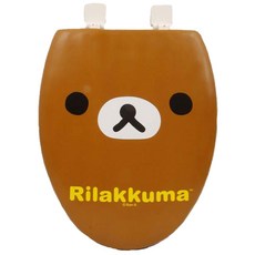 SHABATH O型拉拉熊印花軟式馬桶蓋 XL號, 混色, 1入