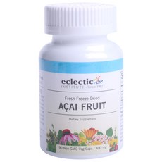 에클렉틱인스티튜트 프레시 프리즈 드라이드 아사이 프루트 400mg Non-GMO 베지 캡, 90개입, 1개, 90정