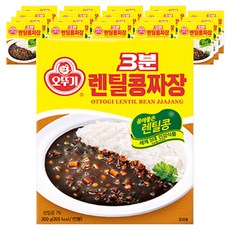 OTTOGI 不倒翁 3分鐘即食扁豆炸醬醬料調理包, 200g, 20盒