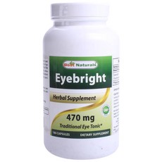 베스트네츄럴스 아이브라이트 470mg 캡슐, 180정, 1개