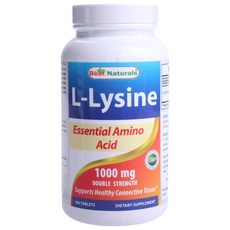 베스트네츄럴스 L-라이신 1000mg 타블렛, 180정, 1개