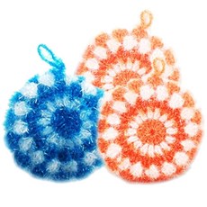 sunwooland 雙層加厚壓克力纖維菜瓜布, 1入, 3入