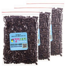 컬러스토리 싱글 컬러비즈, 연밤색, 6개