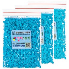 컬러스토리 싱글 컬러비즈, 밝은에메랄드, 6개