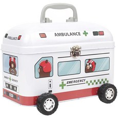 感性噗噗打工熊急救箱 藥盒, 1個