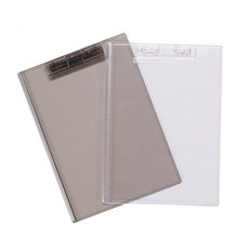 투명 A4 클립보드, 투명,스모그(랜덤), 2개