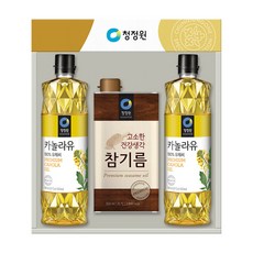 청정원 참기름 혼합세트 + 쇼핑백, 1세트