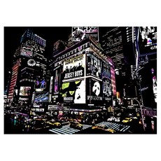ARTJOY DIY 刮刮夜景 40.5 x 28.5 cm, 紐約時代廣場, 1個