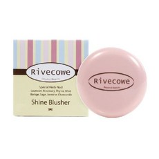 Rivecowe 閃耀腮紅, ‎Shine Pink, 1個