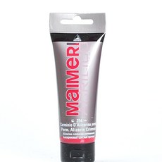 MaIMeRI 美利 Acrylico 單色壓克力顏料, 254 AM 永固茜草深紅, 1個