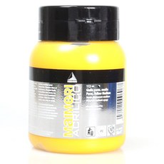 MaIMeRI 美利 壓克力顏料 500ml, 上午 113 點燙髮黃色中號, 1 個