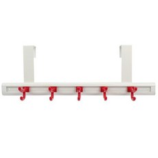 Sunwooland 彩虹2層門掛式衣架 迷你型, 紅色, 1個